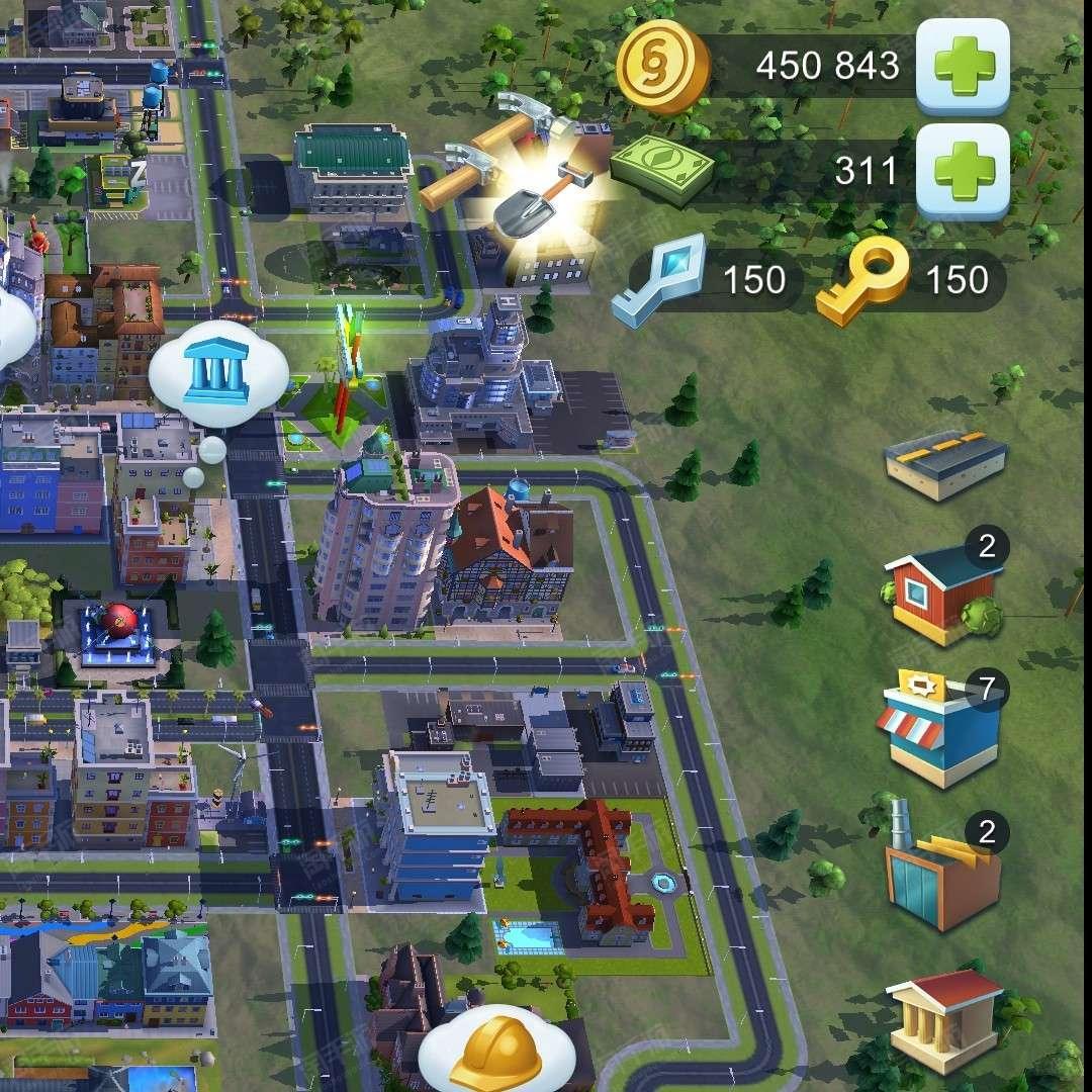 模拟城市：我是市长【安卓其他】急出150金银钥匙，30成品号自带四十万模拟
