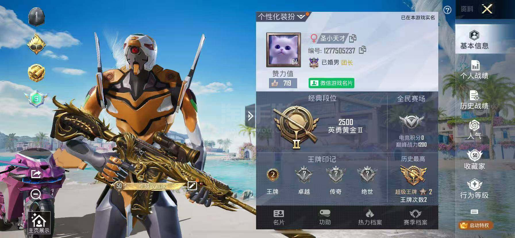 和平精英【苹果微信】r21，黄螳螂雪国梦幻火箭10粉装3粉枪4载具2飞行器，金曜白虎，五爪金龙7级