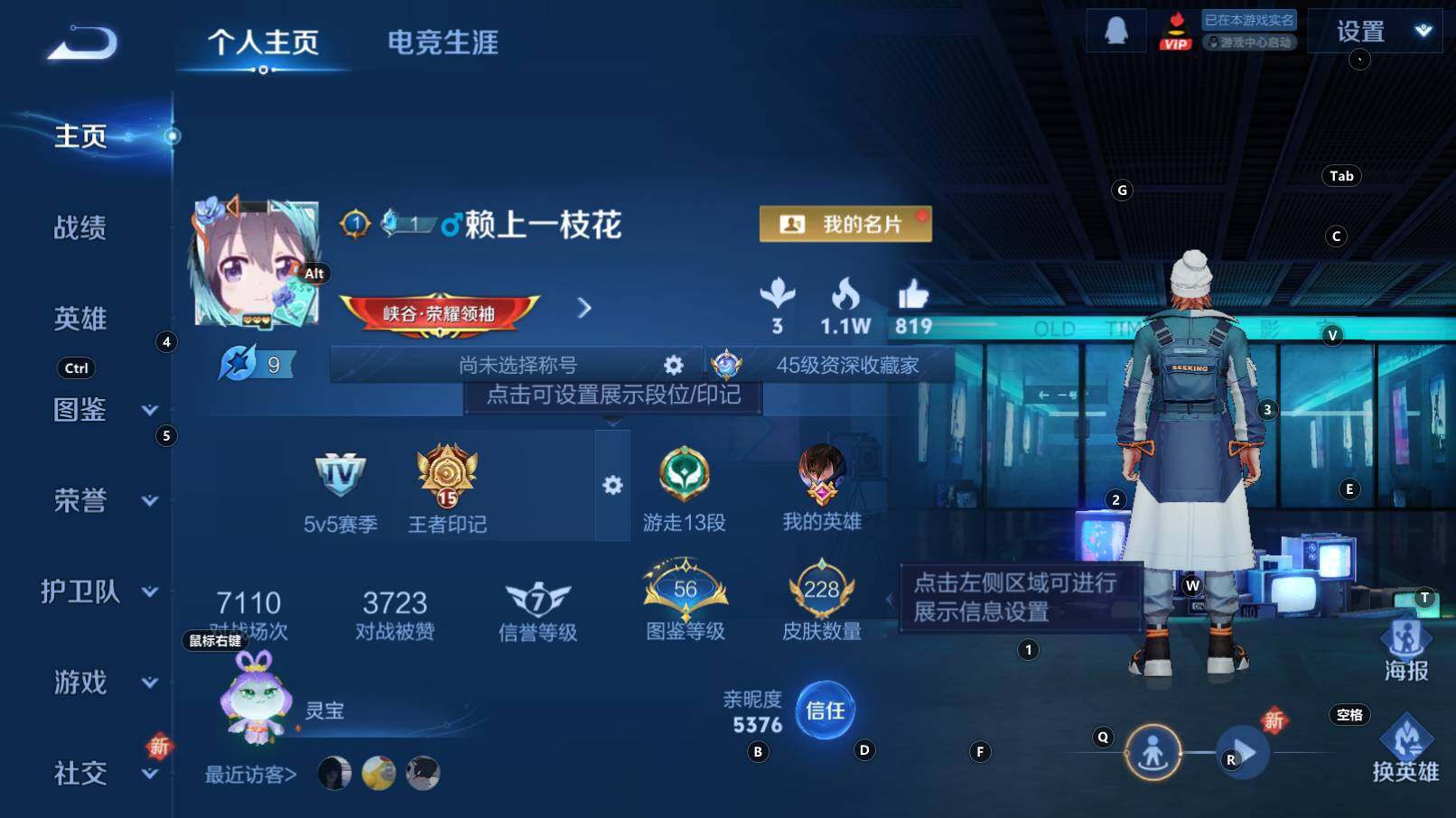 王者荣耀【安卓QQ】可二次 铂金4   228皮1典藏19传说0无双V2