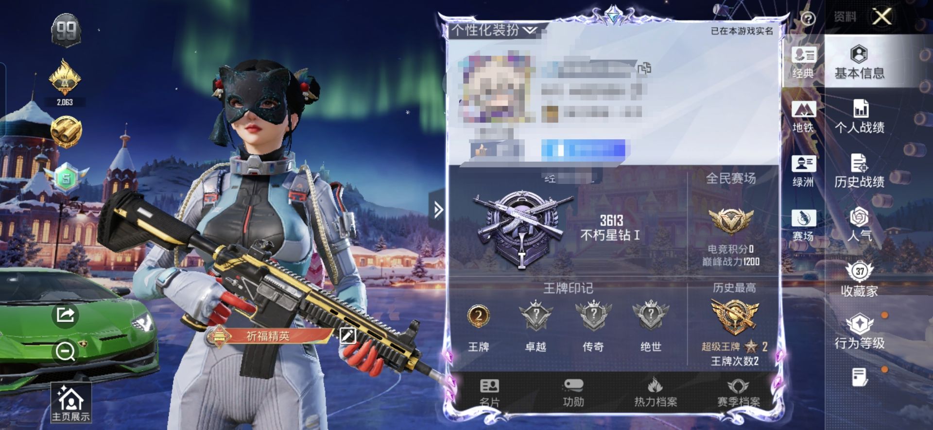 2王牌印记-1粉装-1特效枪-76枪皮-72套装-3载具